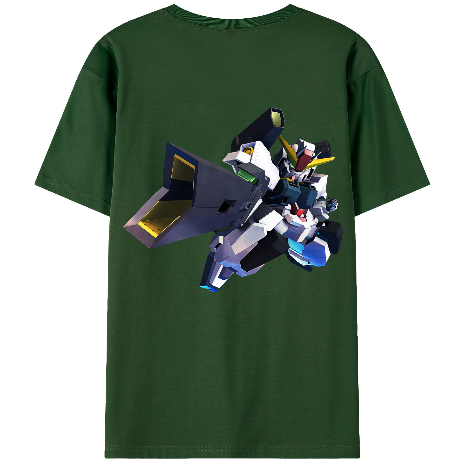 （画像用） 機動戦士ガンダム Mobile Suit Gundam 綿100％半袖Tシャツ（背面プリント）